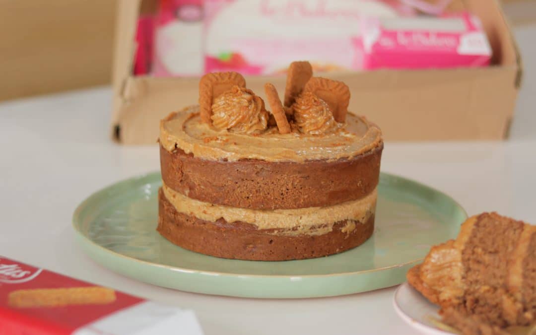 Vegan Lotus Biscoff Cake